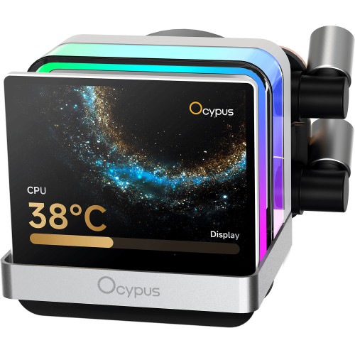 Система жидкостного охлаждения Ocypus Sigma L24 PRO WH - 290W, 240mm, ARGB, 2x120mm вентиляторы для AMD AM5/AM4