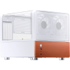 Корпус JONSBO V12 Mini-Tower без блока питания: стильный белый кейс для mATX и mITX с 2 вентиляторами и USB-C 3.2