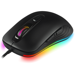 Игровая мышь SVEN RX-G820 (6+1кл. 200-4800 DPI. ПО. SoftTouch. RGB-подсветка. игров. упак)