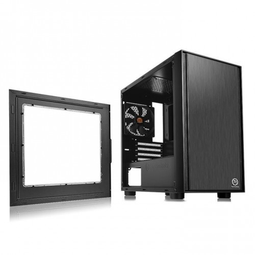 Корпус Thermaltake Versa H17 Black с окном для mATX - 2xUSB 2.0, 1xUSB 3.0, аудио без БП