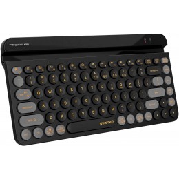 Клавиатура A4Tech FBK30 черный/серый USB беспроводная BT/Radio slim Multimedia (FBK30 BLACKCURRANT)