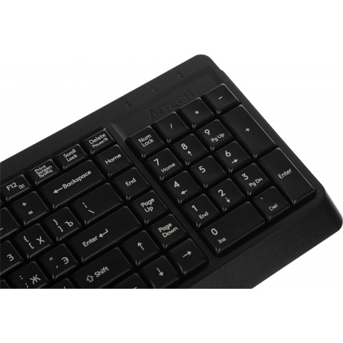 Клавиатура A4Tech FK15 черная USB с кабелем 1.5 м - надежный выбор для вашего компьютера