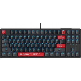 Клавиатура A4Tech AT87 Proxy Boom бежевый/красный USB for gamer LED (AT87) кабель 1.8м
