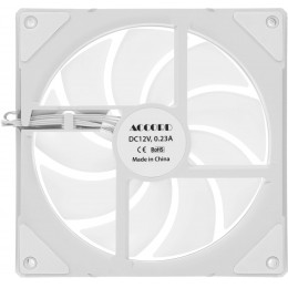 Вентилятор для корпуса Accord ACC-YF14 ARGB 140х140x25 белый 4-pin (ACC-YF14 ARGB WHITE) brown box