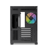 Корпус ПК без блока питания/ Case SAMA V60 Black, Midi-Tower, TG, 7x120mm ARGB, 2xUSB 3.0 + 1xUSB 3.1 Type-C, ATX, mATX, mITX Black SAMA