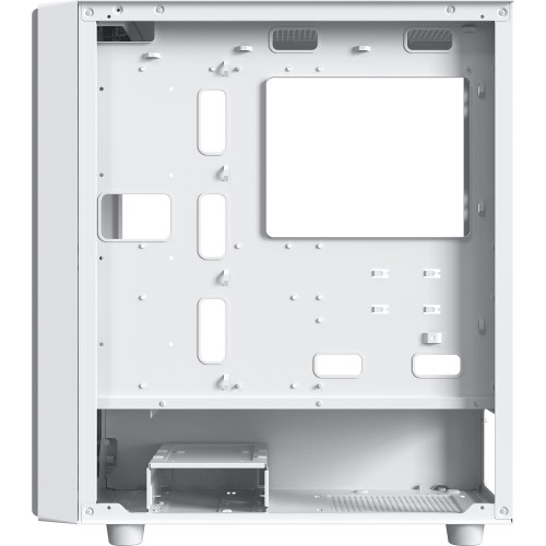 Корпус ПК Ocypus Gamma C70 WH - Midi-Tower без блока питания, поддержка ATX, mATX, mITX, 1xUSB-A 3.0 и 1xUSB 2.0, белый цвет