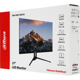 Монитор Dahua 27" DHI-LM27-B201E черный IPS LED 7ms 16:9 HDMI матовая 1000:1 300cd 178гр/178гр 1920x1080 100Hz VGA DP FHD 4.12кг