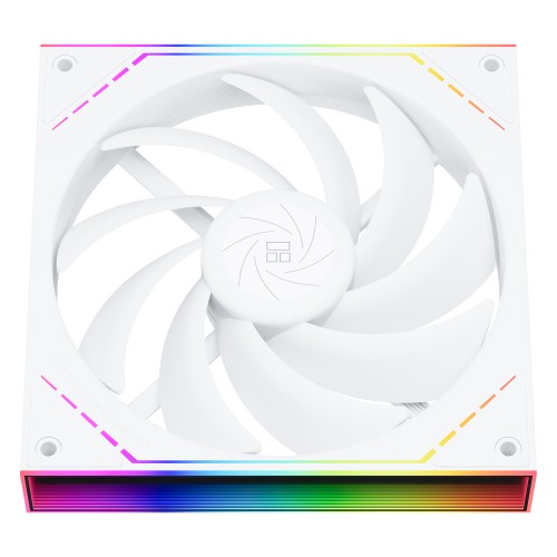 Кулер для корпуса/ Case Cooler Thermalright TL-M14W (140x144x25mm, 4-pin PWM, ARGB, 88.75CFM, 23.7dBA, 1500RPM, White)