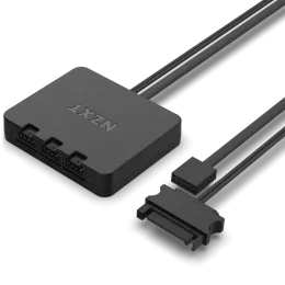 Кулер для корпуса ПК/ Case Cooler NZXT F120 RGB DUO Triple Pack (120x120x25mm, 4-pin PWM, RGB, 48.58CFM, 29dBA, 1800RPM, White, 3pcs)