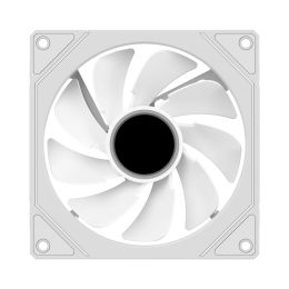 Кулер для корпуса/ Case Cooler Ocypus Gamma F12 WH ARGB REVERSE BLADE (120x120x25mm, 4-pin PWM, ARGB, 50CFM, 31dBA, 1600RPM, White)