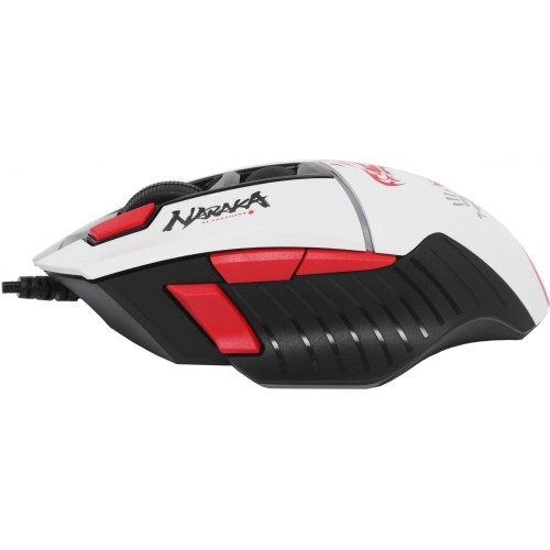 Мышь A4Tech Bloody W95 Max Naraka белый/рисунок оптическая 12000dpi USB 10but