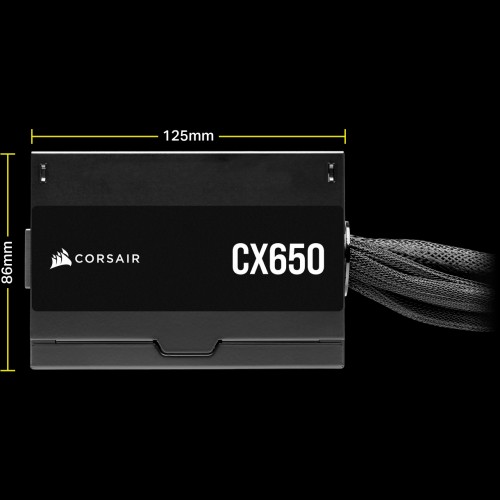 Купить блок питания Corsair CX650, 650W 80+ Bronze, ATX, не модульный, для надежной работы ПК