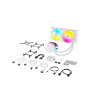 Система жидкостного охлаждения/ Water Cooling System Corsair iCUE LINK TITAN 240 RX RGB (240mm, White, RGB/ Fans: 2x120mm, 73.5CFM, 36dBA, 2100RPM/ S: 1851, 1700, AM5, AM4) Corsair