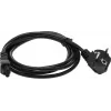 Кабель IEC C5 (3-pin) Евровилка угловой 1.8м (469) черный