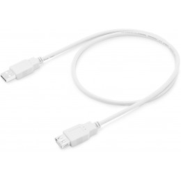 Кабель-удлинитель Buro USB2.0-AM-AF-0,75M USB A(m) USB A(f) 0.75м белый