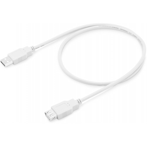 Кабель-удлинитель Buro USB2.0-AM-AF-0,75M USB A(m) USB A(f) 0.75м белый