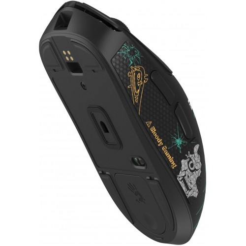 Мышь A4Tech Bloody R72 Ultra Duo черный/рисунок оптическая 20000dpi беспров. USB/USB-C 6but (R72 ULTRA DUO RENEGADEMIDNIGHT)