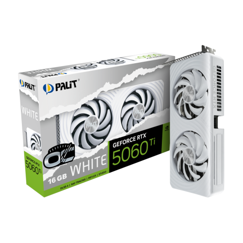Видеокарта/ Palit GeForce RTX 5060 Ti White OC Palit