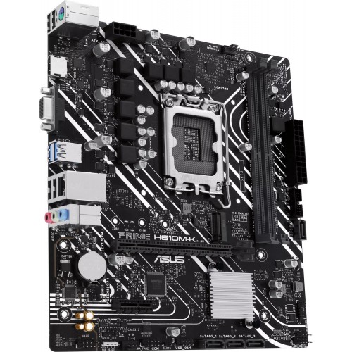 Материнская плата Asus PRIME H610M-K для Intel 12-го поколения с поддержкой DDR5, HDMI и 7.1 канальным звуком