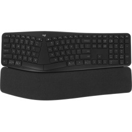 Клавиатура Logitech K860 черный USB беспроводная BT/Radio Multimedia Ergo (подставка для запястий) (920-010359)