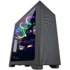 Корпус Azza Hive ATX черный с 8 вентиляторами 120мм, 5 вентиляторами 140мм, USB 2.0 и USB 3.0, аудио, блок питания [CSAZ-450 HIVE]