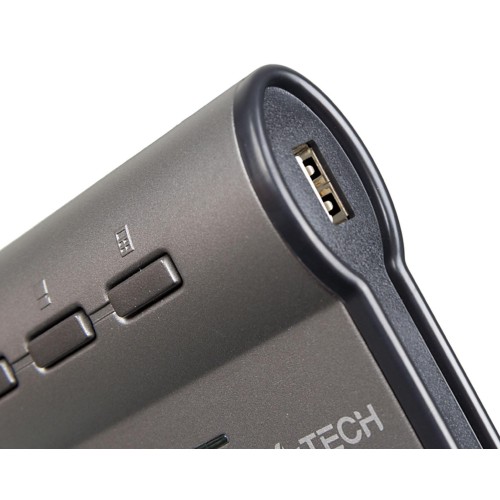 Клавиатура A4Tech KLS-7MUU USB Slim Multimedia: Серебристый/Черный, 1.5м кабель