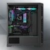 Корпус без блока питания/ Case Raijintek ARCADIA III-MS4, Midi-Tower, TG, 4x120mm ARGB, 1xUSB-A 3.0 + 2xUSB 2.0, ATX, mATX, mITX Black RAIJINTEK CO LTD