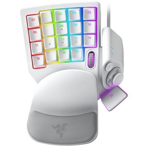 Razer Tartarus Pro Mercury – Премиум Аналоговый Оптический Игровой Кейпад для Максимального Комфорта и Контроля