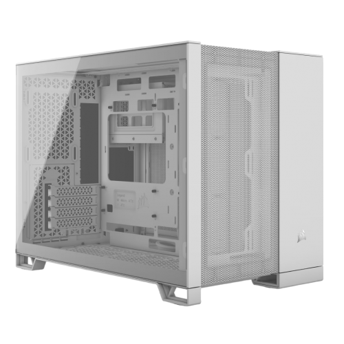 Корпус без блока питания/ Case Corsair 2500D Airflow, Midi-Tower, TG, no fan, 2xUSB-A 3.2, 1xUSB 3.2 Type-C, mATX, mITX Black Corsair