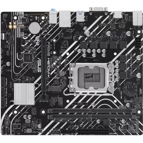 Материнская плата Asus PRIME H610M-K для Intel 12-го поколения с поддержкой DDR5, HDMI и 7.1 канальным звуком
