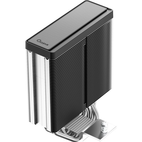 Кулер для процессора Ocypus Delta A40 Elite BK с двойным вентилятором: мощность 220W, низкий уровень шума 29dBA, совместимость с AM5/AM4