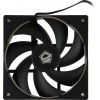 Вентилятор ID-Cooling AF-125-K 120мм черный 4-pin с низким уровнем шума 30дБ для корпуса
