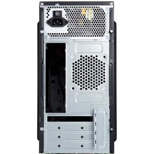 Корпус с блоком питания 450Вт./ Case Forza mATX, 450W, 2xUSB3.0, Black, w/o FAN, 12 cm fan PSU, power cord Foxline
