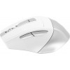 Мышь A4Tech Fstyler FB35: Оптическая беспроводная мышь 2000dpi в белом/сером цвете для ноутбуков