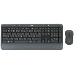 Клавиатура + мышь Logitech MK540 клав:черный мышь:черный USB беспроводная slim Multimedia (920-008686)
