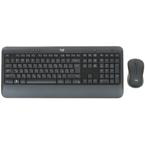 Клавиатура и мышь Logitech MK540: беспроводной комплект в черном цвете для мультимедиа (920-008686)