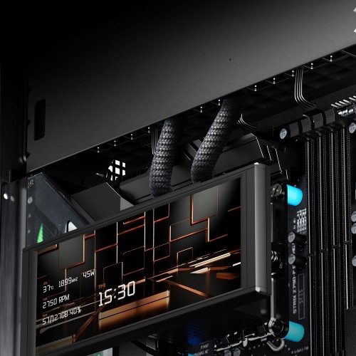 Корпус без блока питания/ Case Thermalright A70, Midi-Tower, TG, no fans, 2xUSB-A 3.0, 1xUSB Type-C, ATX, mATX, mITX Black