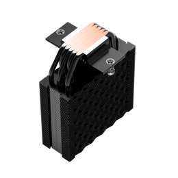 Кулер для процессора/ CPU Cooler PCCooler RT500 TC ARGB BK (245W, 4-pin PWM, 152mm, Al/Cu, 5x6mm, ARGB, 1x120mm, 73.32CFM, 34.9dBA, 2200RPM, S: 1851/1700/1200/115X, AM5/AM4, black)