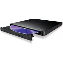 Оптический привод/ LG DVD-RW ext. Black Slim Ret USB2.0 (3.0 compatible)