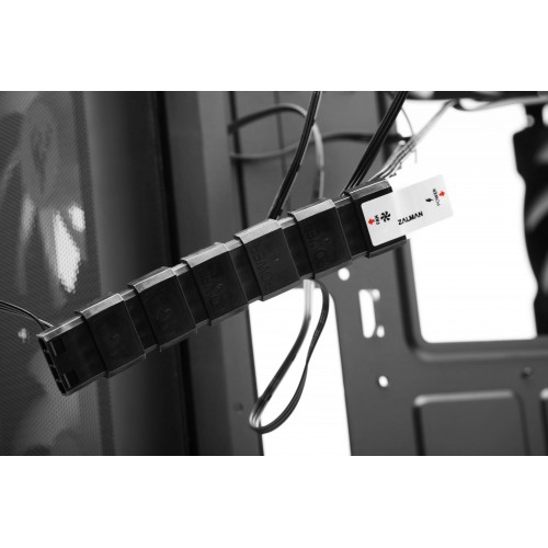 Корпус Zalman N4 REV.1 черный ATX с 5 вентиляторами 120mm и 2 вентиляторами 180mm, USB 2.0/3.0 и аудио, идеальный для вашего ПК