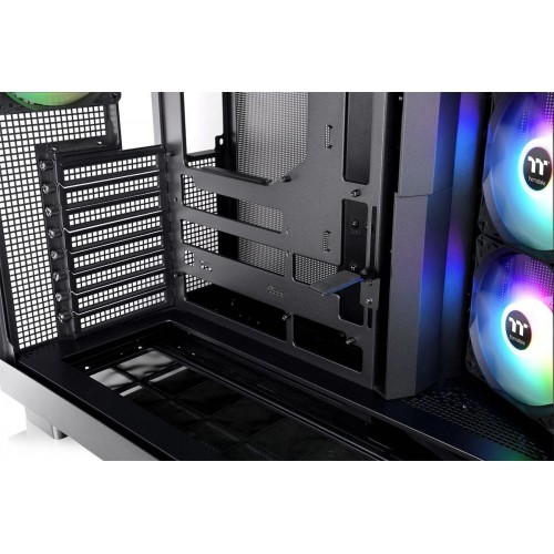Купить корпус Thermaltake View 380 XL TG ARGB черный без БП E-ATX с 2 вентиляторами 120mm и 2 USB 3.0