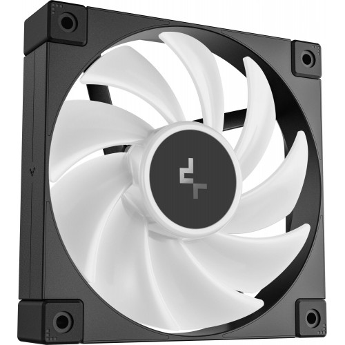 Вентилятор Deepcool FD12 ARGB 120мм черный с низким уровнем шума 26.9дБ – идеальное охлаждение для вашего корпуса