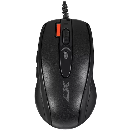 Купить оптическую мышь A4Tech X-710BK черного цвета с 2000dpi и 7 кнопками - USB модель для комфортной работы