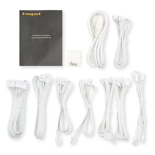 Блок питания/ Power Supply HSPD, 850W 80+ Gold (ATX, 3.1, PCIe 5.1, Full modular, 1x24(20+4)pin 600mm, 1xCPU*2 8(4+4)pin 700mm, 2xPCIe*2 8(6+2)pin 600+150mm, 1x12V(2x6) 12+4pin 600W 550mm, 2xSATA*4 500+150+150+150mm, 1xMOLEX*3 500+150+150mm , Active, 120x