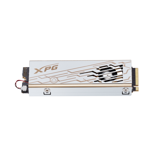 Твердотельный накопитель/ ADATA SSD XPG MARS 980 PRO, 1000GB, M.2(22x80mm), NVMe, PCIe 5.0 x4, 3D NAND, R/W 14000/10000MB/s, IOPs 1 600 000/1 650 000, TBW 740, DWPD 0.4, with Heat Sink (5 лет) ADATA