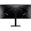 Монитор/ Acer CZ342CURVbmiphuzx 34'', ZeroFrame, Curved 1000R, Black, 21:9, VA, 3440x1440, 0,5ms, 300cd, 180Hz, HDMI(2.0), DP(1.4), Type-C(65W), USB2.0, USB-B (2up 2down), Speakers 3Wx2, FreeSync Premium, HDR 10, hadj 110, Vesa:100x100 Acer
