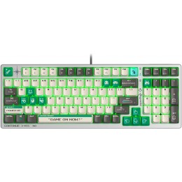 Клавиатура A4Tech S98 Pixels механическая серый/бежевый USB for gamer LED (S98) кабель 1.8м