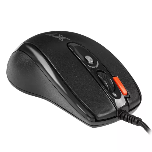Купить оптическую мышь A4Tech X-710BK черного цвета с 2000dpi и 7 кнопками - USB модель для комфортной работы
