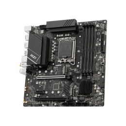 Материнская плата/ MB MSI INTEL B760 s1700, 4xDDR5(256GB), 2xHDMI 2.1/2xDP, 2xPCIe 4.0x16, 1xPCIe 3.0, 1xLAN (2.5GbE), Wi-Fi, BT, 4xSATA 6Gb/s, 2xM.2, 4xUSB 3.2, 2xUSB 2.0, 1xPS/2, mATX
