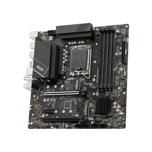 Купить материнскую плату MSI INTEL B760 s1700: 4xDDR5, 2xHDMI 2.1, Wi-Fi, 2.5GbE LAN, mATX – идеальное решение для вашего ПК